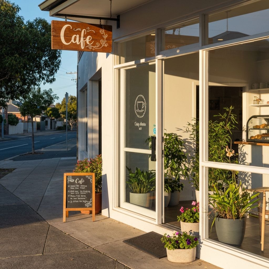 Side Part Cafe exterior at 20 Alfred Street South, Milsons Point